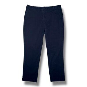 Patagonia Navy Organic Cotton Stretch All-Wear Cropped Pants Women Size 6